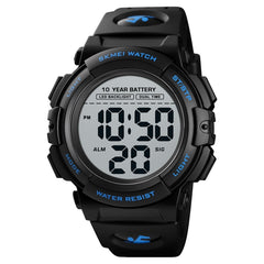 Skmei 1562 Multi Function Outdoor Sports Waterproof Student Electronic Watch Ten Year Battery Mens Watch