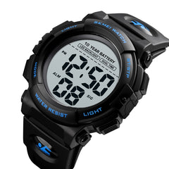 Skmei 1562 Multi Function Outdoor Sports Waterproof Student Electronic Watch Ten Year Battery Mens Watch