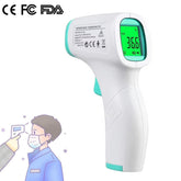 Non-contact LCD Digital Thermometer Fever Handheld Infrared Forehead Body Thermometer with LCD Measurement For Baby Adult Portab