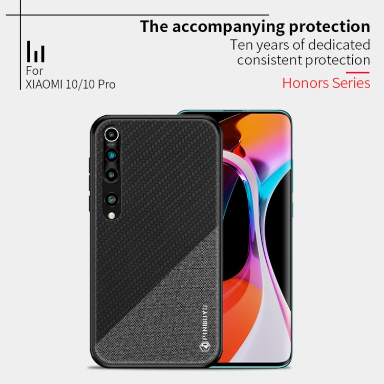 PINWUYO Rong Series  Shockproof PC + TPU+ Chemical Fiber Cloth Protective Cover, For Xiaomi 10 / 10pro, For Xiaomi  RedMi K30 PINWUYO Rong Series  Shockproof PC + TPU+ Chemical Fiber Cloth Protective Cover, For Xiaomi 10 / 10pro, For Xiaomi  RedMi K30