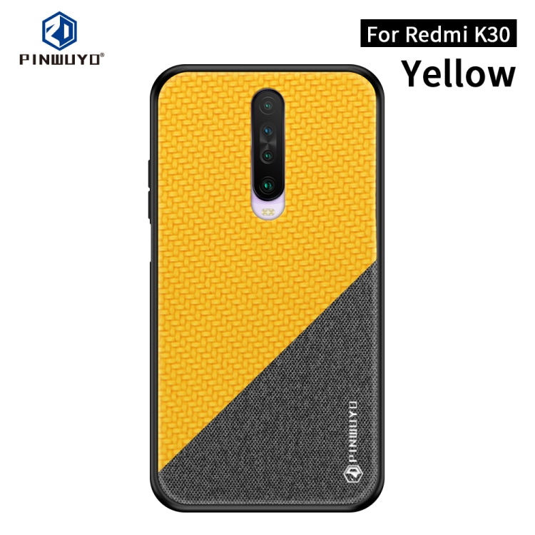 PINWUYO Rong Series  Shockproof PC + TPU+ Chemical Fiber Cloth Protective Cover, For Xiaomi 10 / 10pro, For Xiaomi  RedMi K30 PINWUYO Rong Series  Shockproof PC + TPU+ Chemical Fiber Cloth Protective Cover, For Xiaomi 10 / 10pro, For Xiaomi  RedMi K30