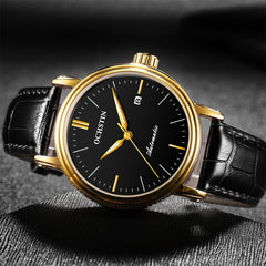 Ochstin 2024 Automatic Mechanical Watch Men Waterproof Calendar Leather Business Mechanical Men Watch