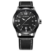 Ochstin 62028 Fashion Fully Automatic Mechanical Watch Waterproof Men Leisure Mechanical Watch Calendar Leather Watch