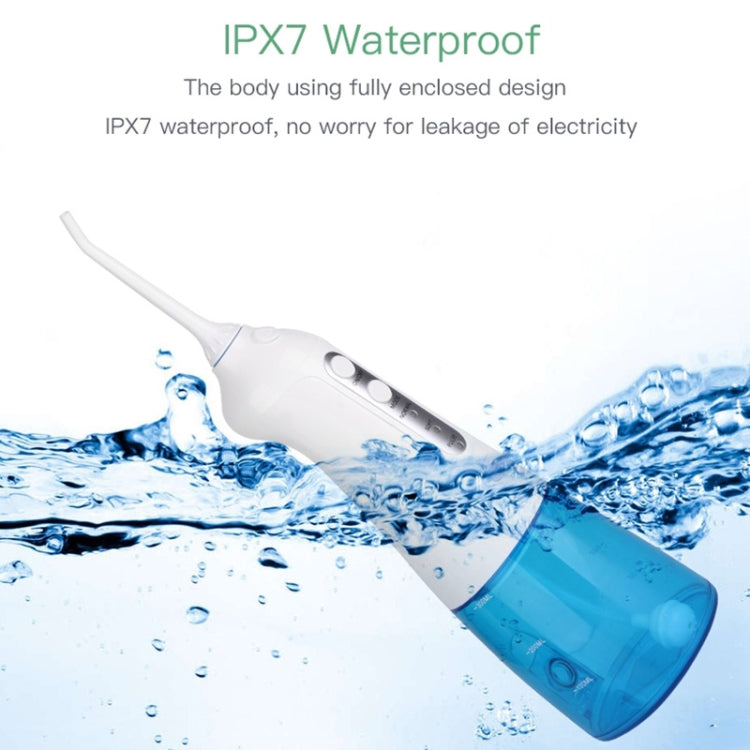 Wireless Water Floss Cleaner Portable 1400mAh USB-Rechargeable Water Flosser IPX7 Waterproof Oral Irrigator, Water Tannk Capacity: 300ML Wireless Water Floss Cleaner Portable 1400mAh USB-Rechargeable Water Flosser IPX7 Waterproof Oral Irrigator, Water Tannk Capacity: 300ML