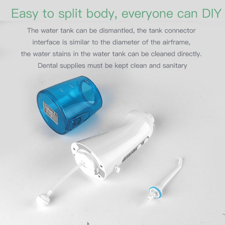 Wireless Water Floss Cleaner Portable 1400mAh USB-Rechargeable Water Flosser IPX7 Waterproof Oral Irrigator, Water Tannk Capacity: 300ML Wireless Water Floss Cleaner Portable 1400mAh USB-Rechargeable Water Flosser IPX7 Waterproof Oral Irrigator, Water Tannk Capacity: 300ML