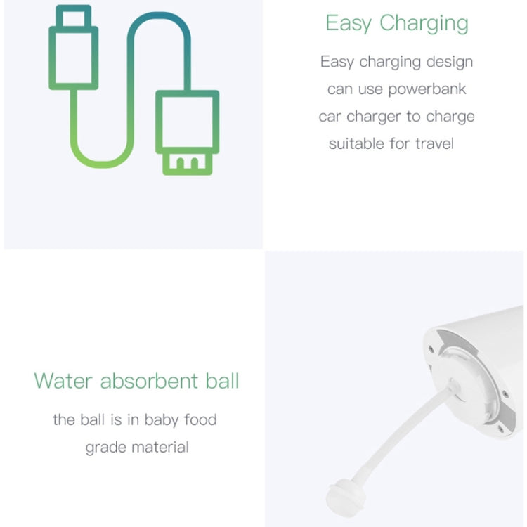 Wireless Water Floss Cleaner Portable 1400mAh USB-Rechargeable Water Flosser IPX7 Waterproof Oral Irrigator, Water Tannk Capacity: 300ML Wireless Water Floss Cleaner Portable 1400mAh USB-Rechargeable Water Flosser IPX7 Waterproof Oral Irrigator, Water Tannk Capacity: 300ML