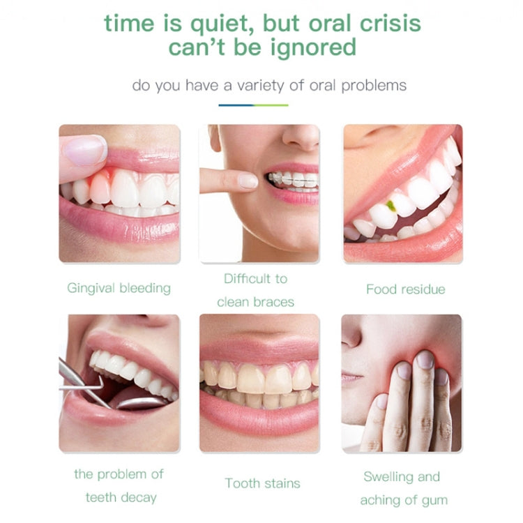 Wireless Water Floss Cleaner Portable 1400mAh USB-Rechargeable Water Flosser IPX7 Waterproof Oral Irrigator, Water Tannk Capacity: 300ML Wireless Water Floss Cleaner Portable 1400mAh USB-Rechargeable Water Flosser IPX7 Waterproof Oral Irrigator, Water Tannk Capacity: 300ML