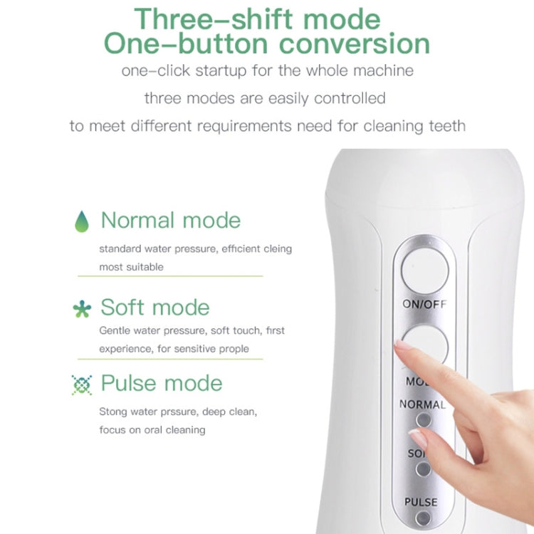 Wireless Water Floss Cleaner Portable 1400mAh USB-Rechargeable Water Flosser IPX7 Waterproof Oral Irrigator, Water Tannk Capacity: 300ML Wireless Water Floss Cleaner Portable 1400mAh USB-Rechargeable Water Flosser IPX7 Waterproof Oral Irrigator, Water Tannk Capacity: 300ML