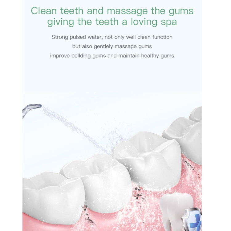 Wireless Water Floss Cleaner Portable 1400mAh USB-Rechargeable Water Flosser IPX7 Waterproof Oral Irrigator, Water Tannk Capacity: 300ML Wireless Water Floss Cleaner Portable 1400mAh USB-Rechargeable Water Flosser IPX7 Waterproof Oral Irrigator, Water Tannk Capacity: 300ML