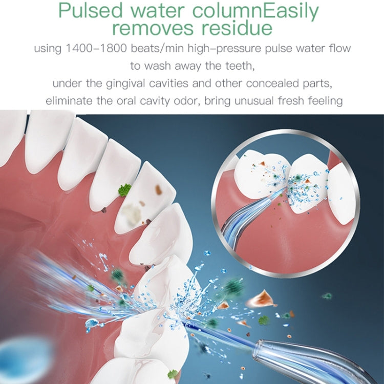 Wireless Water Floss Cleaner Portable 1400mAh USB-Rechargeable Water Flosser IPX7 Waterproof Oral Irrigator, Water Tannk Capacity: 300ML Wireless Water Floss Cleaner Portable 1400mAh USB-Rechargeable Water Flosser IPX7 Waterproof Oral Irrigator, Water Tannk Capacity: 300ML