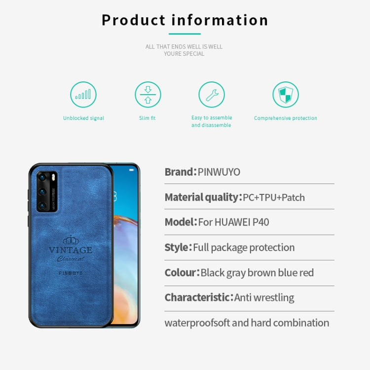 PINWUYO Zun Series PC + TPU + Skin Waterproof And Anti-fall All-inclusive Protective Shell, For Huawei P40, For Huawei P40 pro / P40pro+, For Huawei Y7P/P40Lite E/Honor9C, For OPPO Realme 6 Pro PINWUYO Zun Series PC + TPU + Skin Waterproof And Anti-fall All-inclusive Protective Shell, For Huawei P40, For Huawei P40 pro / P40pro+, For Huawei Y7P/P40Lite E/Honor9C, For OPPO Realme 6 Pro