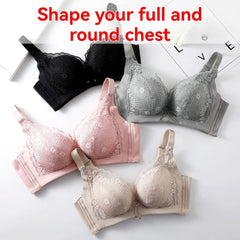 8cm Thickened Non-empty Cup Underwear Small Chest Gather Anti-sagging Hand-cup Bra Adjustable Bra Women