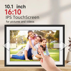 Frameo 10.1 Inch WiFi Digital Picture Frame,1280 * 800IPS HD Cloud Smart Digital Photo Frame,32GB Storage, Wall Mountable, Auto-