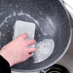 10pcs Double-sided Cleaning Sponges Pan Pot Dish-Washing Sponges Household Scouring Pad Kit Tools Kitchen Tableware Brush