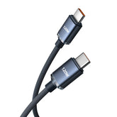 120W USB Type C To USB C Cable For iPhone 15 Pro Max PD Fast Charge Data Cord For Samsung Xiaomi 14 Oneplus 12 POCO X6 OPPO CC