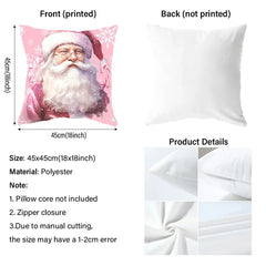 Christmas decoration pillowcase Santa Claus carriage Snowman garland pattern suitable for home room sofa cushion cover