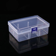 Clear Plastic Box Rectangular Box Screwdrivers Bits Tools Bleads Dustproof Waterproof Packing Storage Cases Container