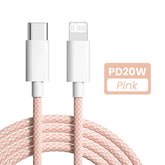 PD 20W USB C Cable For iPhone 14 13 12 11 Pro Max Xs 8 Plus iPad Wire 3A Fast Charging Cord Type C Data Cable for iPhone