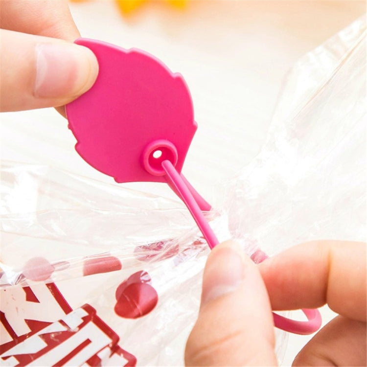 20 PCS Environmental Protection Silicone Plastic Bag Sealing Clip Food Bag Bundle Cable Tie, Random Color Delivery 20 PCS Environmental Protection Silicone Plastic Bag Sealing Clip Food Bag Bundle Cable Tie, Random Color Delivery