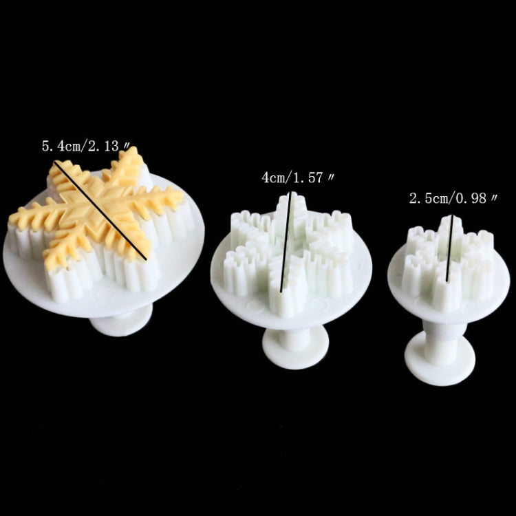6 PCS Fondant Cake Tool Fine Snowflake Spring Mould Set, Fine Snowflake Shape 6 PCS Fondant Cake Tool Fine Snowflake Spring Mould Set, Fine Snowflake Shape