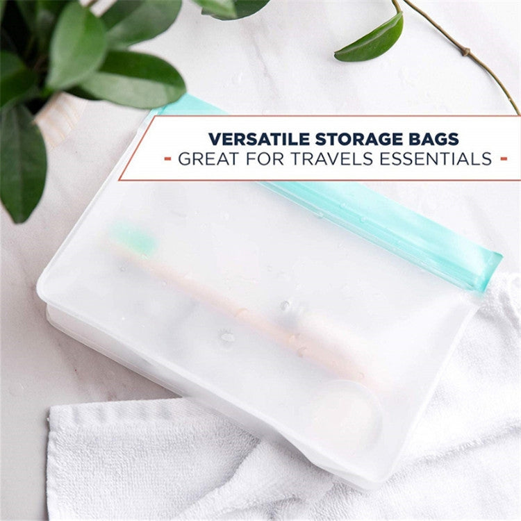 2 Sets PEVA Food Bags Reuse Three-dimensional Thickened Storage Sealed Fresh-keeping Bags, Random Color Delivery, Sealed Fresh-keeping Bags 2 Sets PEVA Food Bags Reuse Three-dimensional Thickened Storage Sealed Fresh-keeping Bags, Random Color Delivery, Sealed Fresh-keeping Bags
