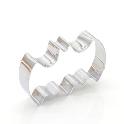 2 PCS Stainless Steel Cookie Cutter Bat Modeling Mold Halloween Cutting Mold DIY Tool 2 PCS Stainless Steel Cookie Cutter Bat Modeling Mold Halloween Cutting Mold DIY Tool