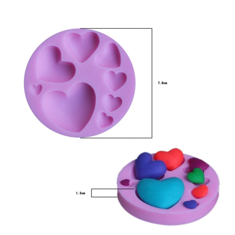 2 PCS DIY Baking Cake Mold Love Pattern Fondant Silicone Mold, Love Pattern Shape 2 PCS DIY Baking Cake Mold Love Pattern Fondant Silicone Mold, Love Pattern Shape