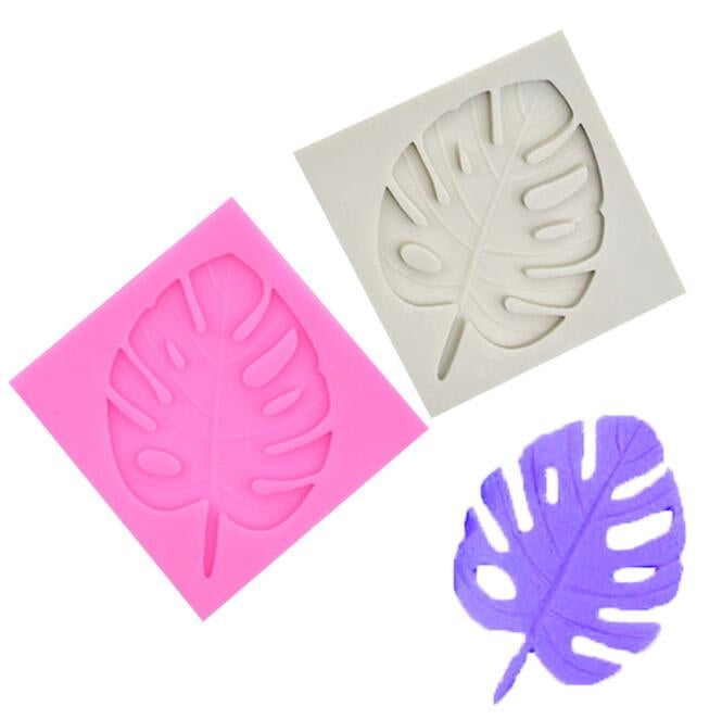 2 PCS DIY Tree Leaf Fondant Mould Chocolate Cake Decorating Mould, Tree Leaf Shape(Pink), Tree Leaf Shape(Gray) 2 PCS DIY Tree Leaf Fondant Mould Chocolate Cake Decorating Mould, Tree Leaf Shape(Pink), Tree Leaf Shape(Gray)