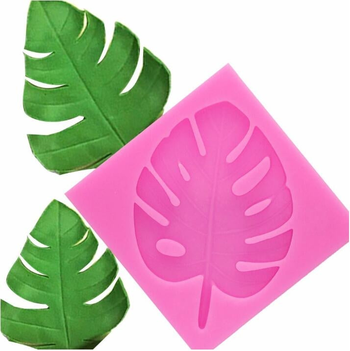 2 PCS DIY Tree Leaf Fondant Mould Chocolate Cake Decorating Mould, Tree Leaf Shape(Pink), Tree Leaf Shape(Gray) 2 PCS DIY Tree Leaf Fondant Mould Chocolate Cake Decorating Mould, Tree Leaf Shape(Pink), Tree Leaf Shape(Gray)