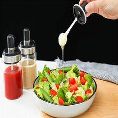Kitchenware Seasoning Jar Spoon Cover Integrated Sealing Moisture-proof Cruet