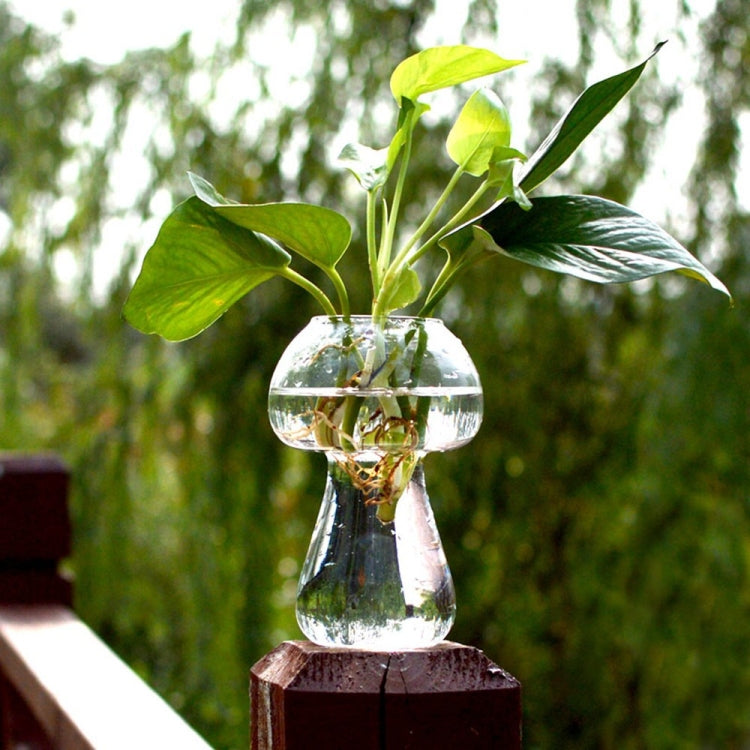 Mushroom Shaped Glass Vase Terrarium Bottle Container Flower Home Table Decoration Mushroom Shaped Glass Vase Terrarium Bottle Container Flower Home Table Decoration