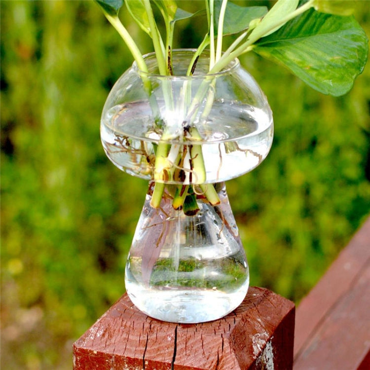 Mushroom Shaped Glass Vase Terrarium Bottle Container Flower Home Table Decoration Mushroom Shaped Glass Vase Terrarium Bottle Container Flower Home Table Decoration