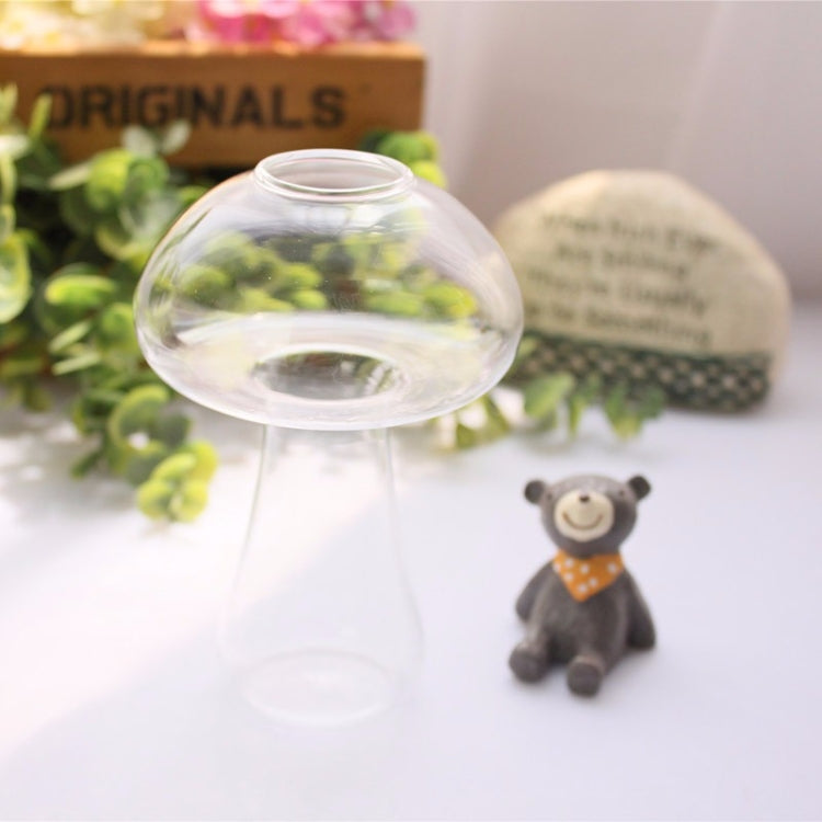Mushroom Shaped Glass Vase Terrarium Bottle Container Flower Home Table Decoration Mushroom Shaped Glass Vase Terrarium Bottle Container Flower Home Table Decoration