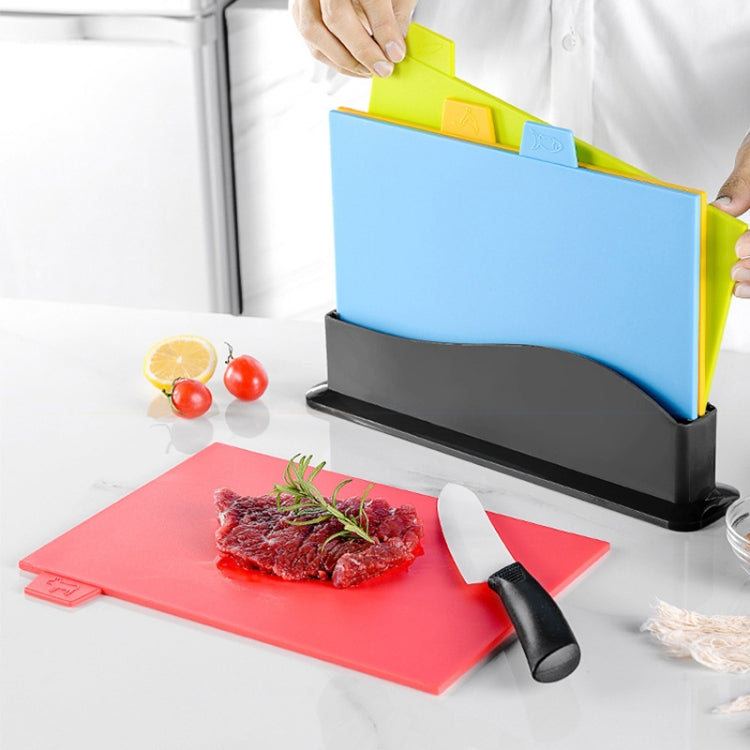 4 in 1 Classified Cutting Board Multifunctional Household Plastic Fruit Cutting Board Set, 4 in 1 Square 4 in 1 Classified Cutting Board Multifunctional Household Plastic Fruit Cutting Board Set, 4 in 1 Square