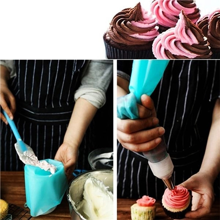 4 PCS Silicone Icing Piping Cream Pastry Bag Nozzle DIY Cake Decorating Tools, Cream Pastry Bag(Blue), Cream Pastry Bag(White), Cream Pastry Bag(Pink), Cream Pastry Bag(Green) 4 PCS Silicone Icing Piping Cream Pastry Bag Nozzle DIY Cake Decorating Tools, Cream Pastry Bag(Blue), Cream Pastry Bag(White), Cream Pastry Bag(Pink), Cream Pastry Bag(Green)