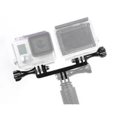 Double Bracket with Screw Mount Adapter for GoPro