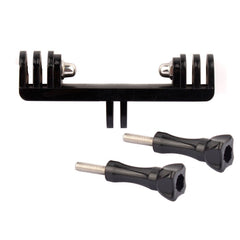 Soporte doble con adaptador de montaje con tornillos para GoPro