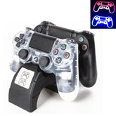 For Playstation 4 /PS4 pro /PS4 Slim Wireless Controller LED Indicator Charger Double Handle Dual USB Charging Dock Station Stand, For PS4 pro /PS4 Slim