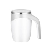 Electric Stirring Cup Milkshake Coffee Stirring Cup, Electric (White), Electric (Brown)