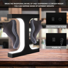 LM-011 LED Lighting Magnetic Levitation Shoes Display Stand