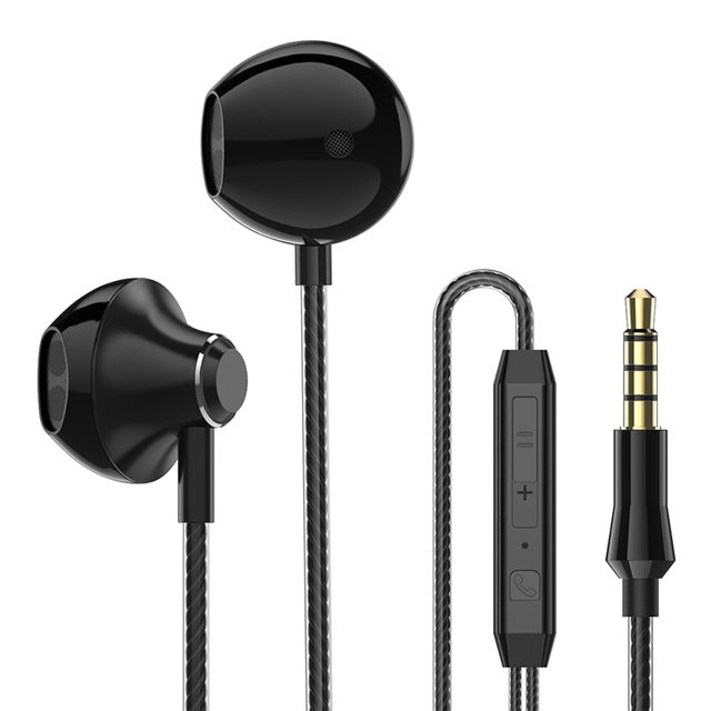 Auriculares estéreo PTM D31 con graves y micrófono, manos libres, deportivos, para juegos, para teléfonos móviles Samsung y Xiaomi Auriculares estéreo PTM D31 con graves y micrófono, manos libres, deportivos, para juegos, para teléfonos móviles Samsung y Xiaomi