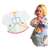 Drawing Waterproof Anti-dirty Transparent Apron for Children, Transparent Apron