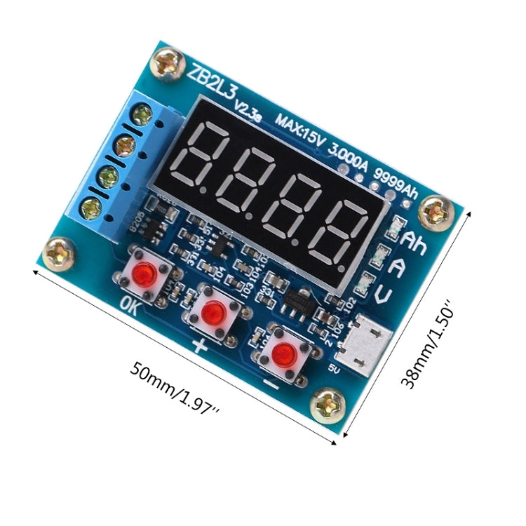 ZB2L3 Battery Capacity Tester 1.2-12V 18650 Li-ion Lithium Lead-acid Battery Capacity Meter Discharge Tester Analyzer ZB2L3 Battery Capacity Tester 1.2-12V 18650 Li-ion Lithium Lead-acid Battery Capacity Meter Discharge Tester Analyzer