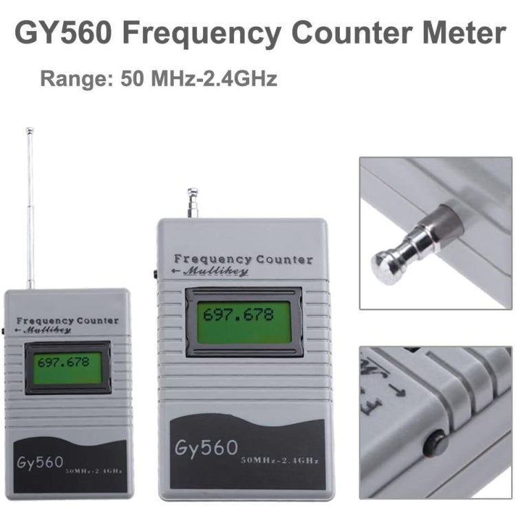 GY560  Portable Handheld Frequency Meter Walkie-talkie Frequency Measurement Tool GY560  Portable Handheld Frequency Meter Walkie-talkie Frequency Measurement Tool