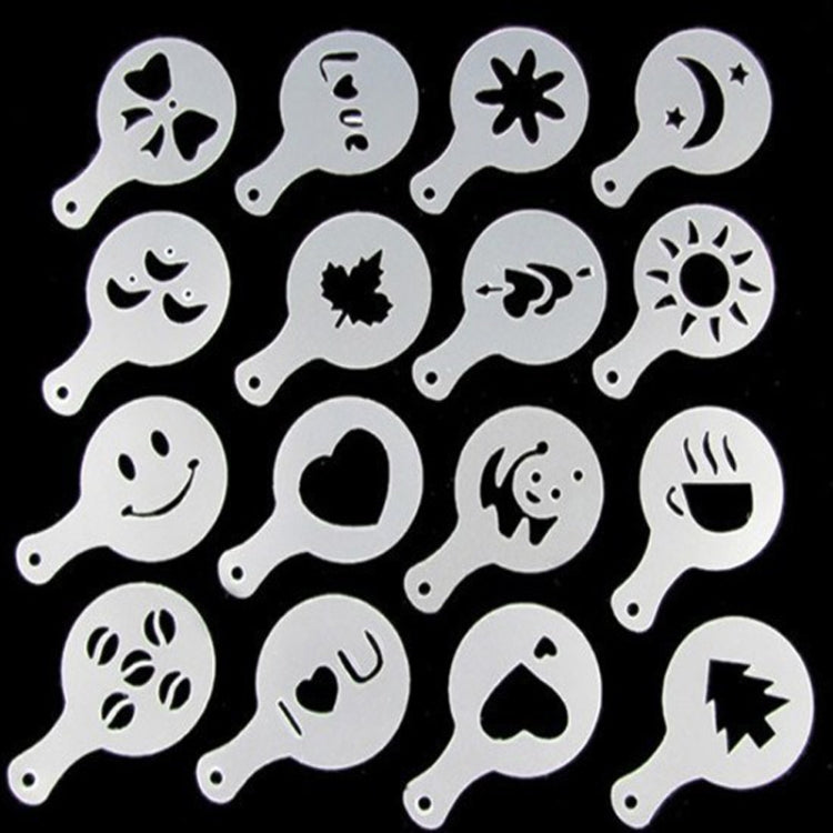 32 PCS Coffee Stencil Filter Coffee Maker Cappuccino Mold Templates Strew Flowers Pad Spray Art Baking Tools, 32 PCS 32 PCS Coffee Stencil Filter Coffee Maker Cappuccino Mold Templates Strew Flowers Pad Spray Art Baking Tools, 32 PCS
