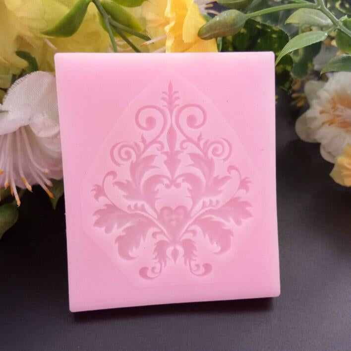 5 PCS European Style Lace Pattern Fondant Silicone Mold DIY Chocolate Cake Decoration Mold Baking Tools, Lace Pattern Shape 5 PCS European Style Lace Pattern Fondant Silicone Mold DIY Chocolate Cake Decoration Mold Baking Tools, Lace Pattern Shape