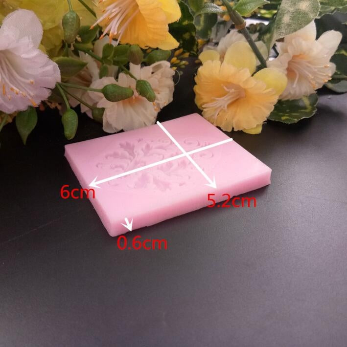 5 PCS European Style Lace Pattern Fondant Silicone Mold DIY Chocolate Cake Decoration Mold Baking Tools, Lace Pattern Shape 5 PCS European Style Lace Pattern Fondant Silicone Mold DIY Chocolate Cake Decoration Mold Baking Tools, Lace Pattern Shape