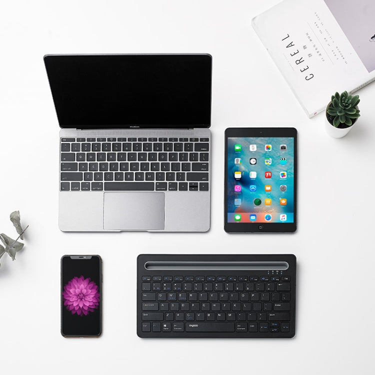 Rapoo XK100 78 Keys Wireless Bluetooth Office Business Keyboard Rapoo XK100 78 Keys Wireless Bluetooth Office Business Keyboard