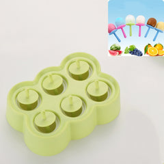 Mini DIY Creative Popsicle Mould Environmentally Friendly Silicone Ice Cube Ice Cream Mould, Rectangular, Triangle