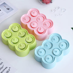 Mini DIY Creative Popsicle Mould Environmentally Friendly Silicone Ice Cube Ice Cream Mould, Rectangular, Triangle